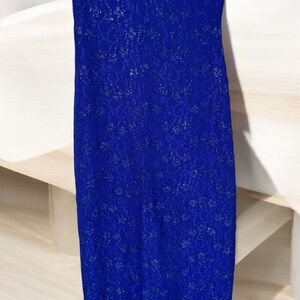 Roberta Bridal Strapless Blue Dress I'm not sure if it's the right size